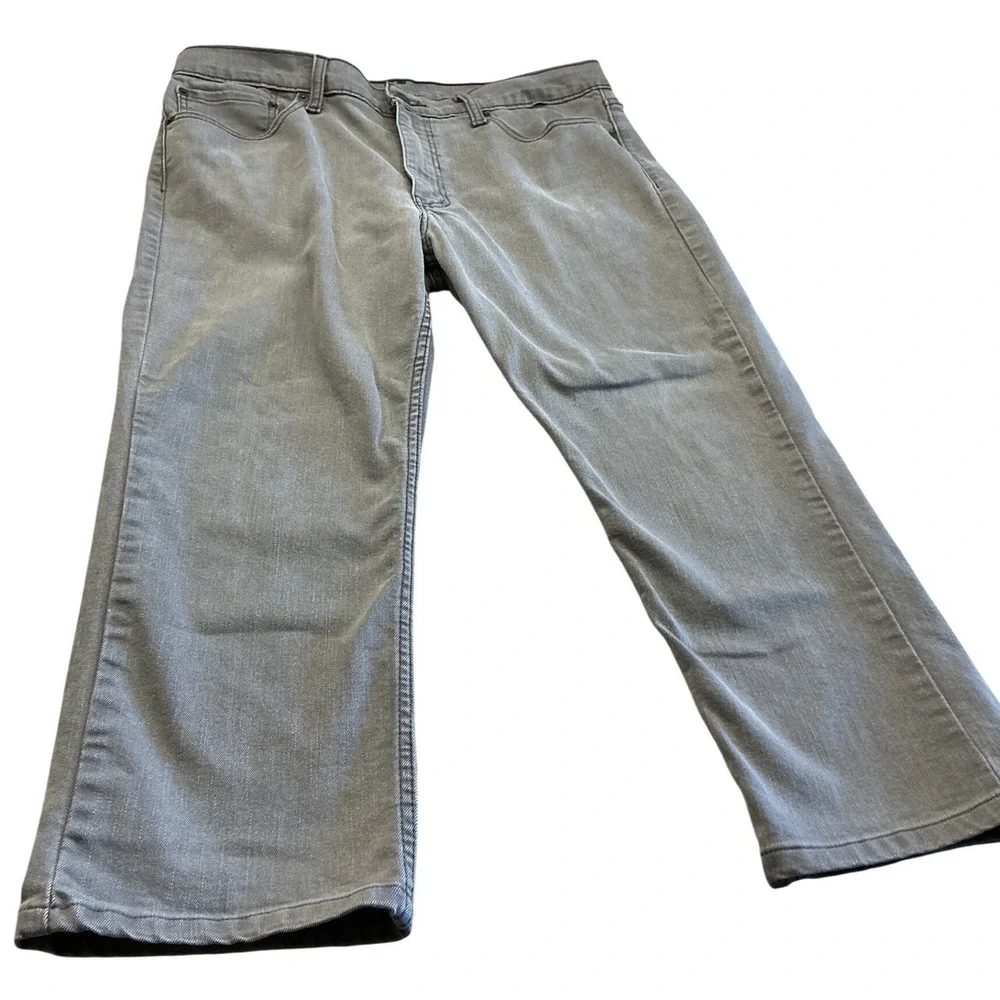 Levi's 511 Slim Fit Grey Denim Jeans W38 L30 WaterLess Stretch Mens